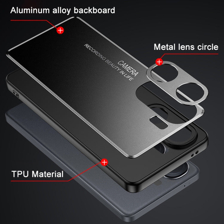 For vivo S19 Frosted Metal Phone Case