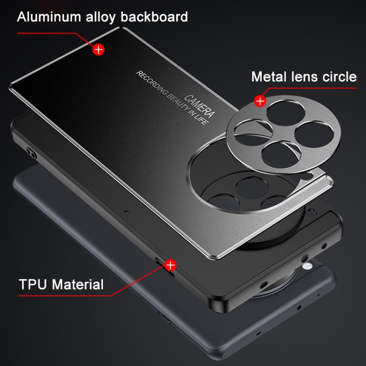 For OnePlus Ace 3 Pro Frosted Metal Phone Case