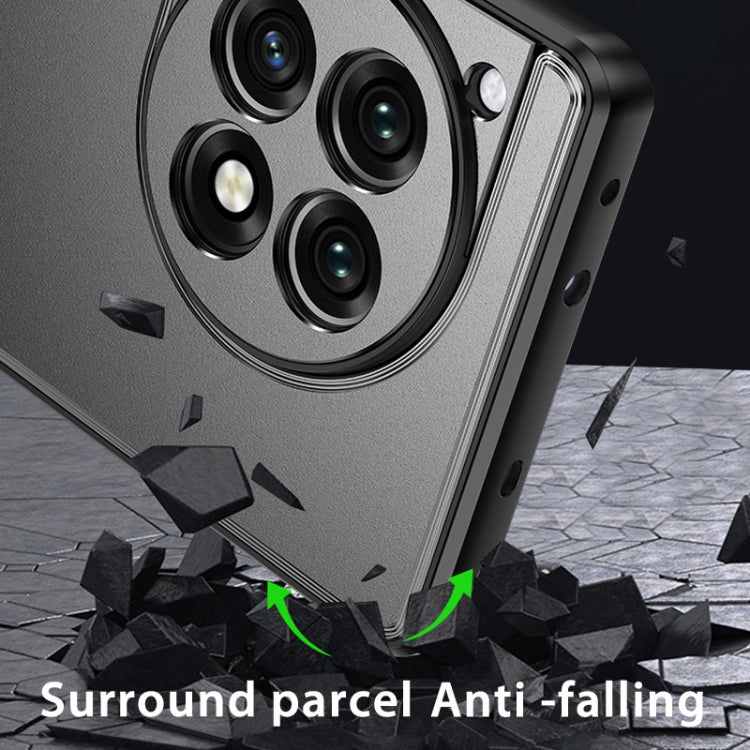 For OnePlus Ace 3 Pro Frosted Metal Phone Case