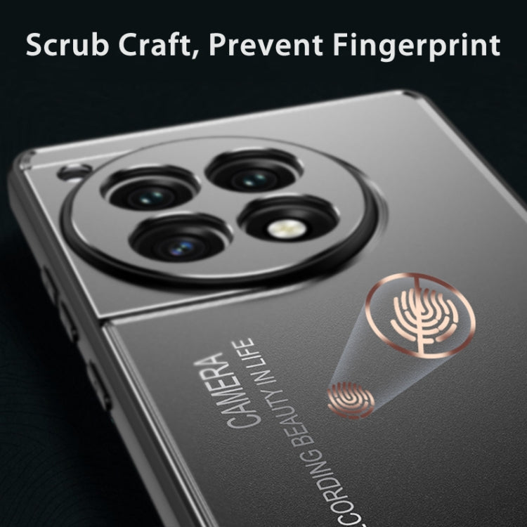 For OnePlus Ace 3 Pro Frosted Metal Phone Case