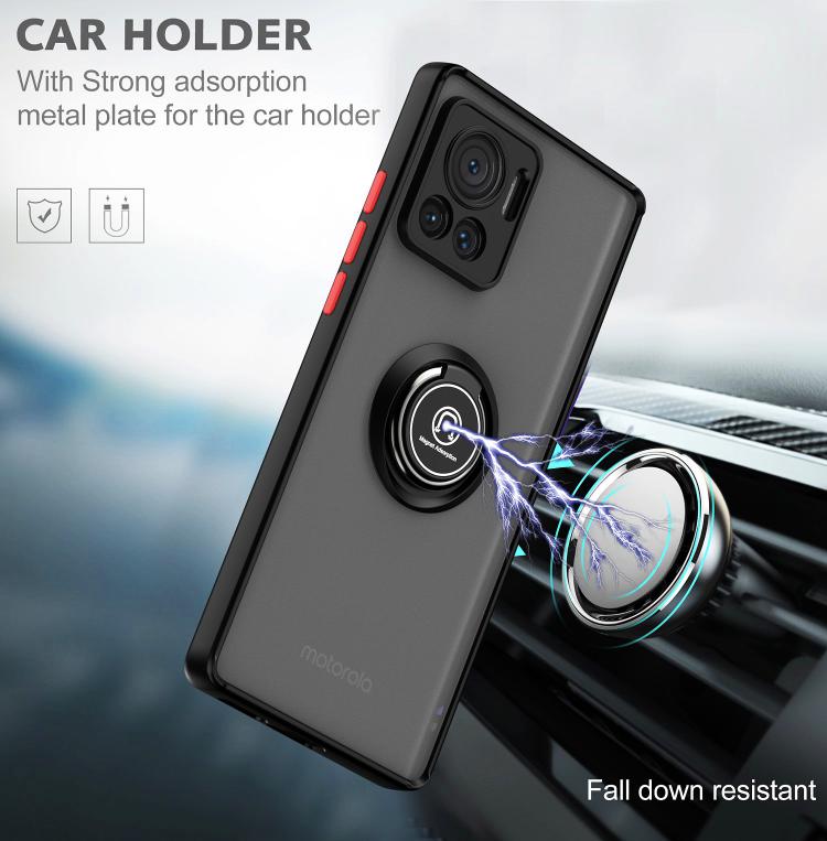 For Motorola Edge 30 Ultra Q Shadow 1 Series TPU + PC Phone Case with Ring
