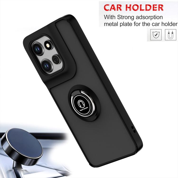 For Motorola Edge 50 Neo Q Shadow 1 Series TPU + PC Phone Case with Ring