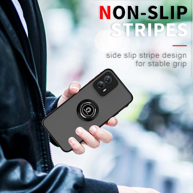 For Motorola Moto G 5G 2023 Q Shadow 1 Series TPU + PC Phone Case with Ring