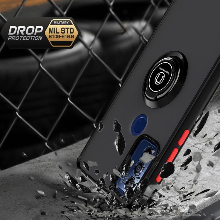 For Motorola Moto G Play 2023 Q Shadow 1 Series TPU + PC Phone Case with Ring