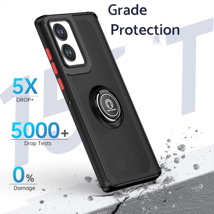 For Motorola Edge 2024 Q Shadow 1 Series TPU + PC Phone Case with Ring