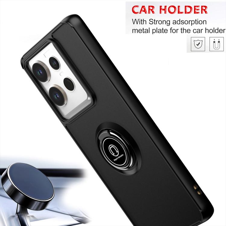 For Motorola Edge 50 Pro Q Shadow 1 Series TPU + PC Phone Case with Ring