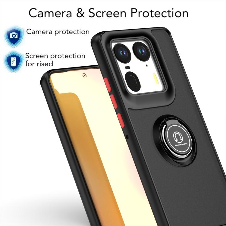 For Motorola Edge 50 Ultra Q Shadow 1 Series TPU + PC Phone Case with Ring