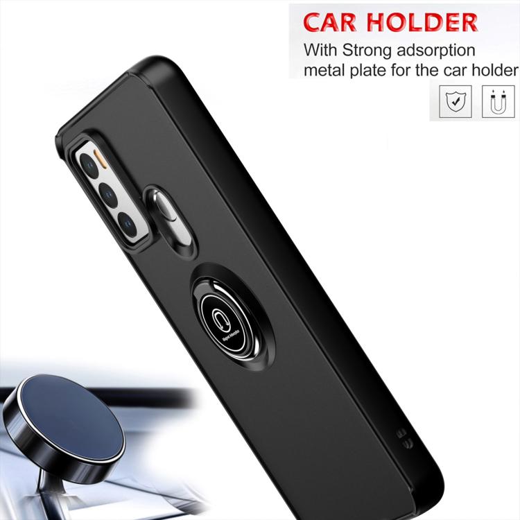 For Motorola Moto G60 / G60s Q Shadow 1 Series TPU + PC Phone Case with Ring