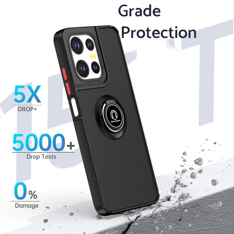 For Motorola Moto G75 5G Q Shadow 1 Series TPU + PC Phone Case with Ring