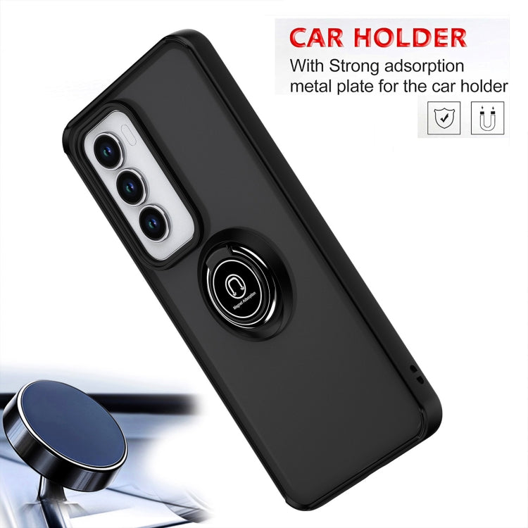 For OPPO Reno12 Pro Global Q Shadow 1 Series TPU + PC Phone Case with Ring