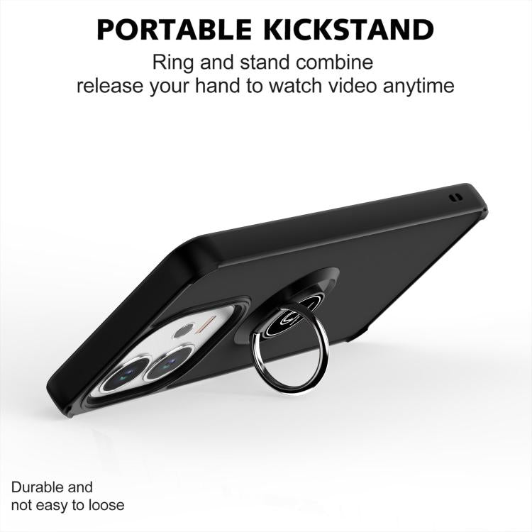 For OPPO Reno13 Pro Global Q Shadow 1 Series TPU + PC Phone Case with Ring