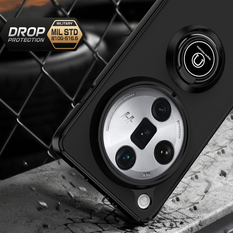 For OPPO Find X7 Q Shadow 1 Series TPU + PC Phone Case with Ring