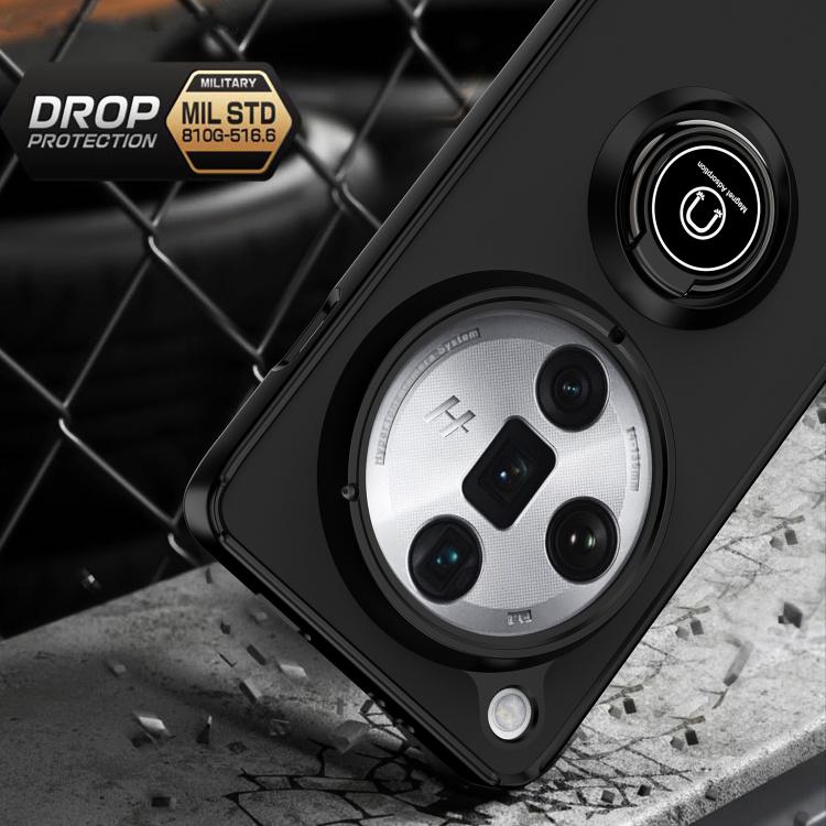 For OPPO Find X7 Ultra Q Shadow 1 Series TPU + PC Phone Case with Ring