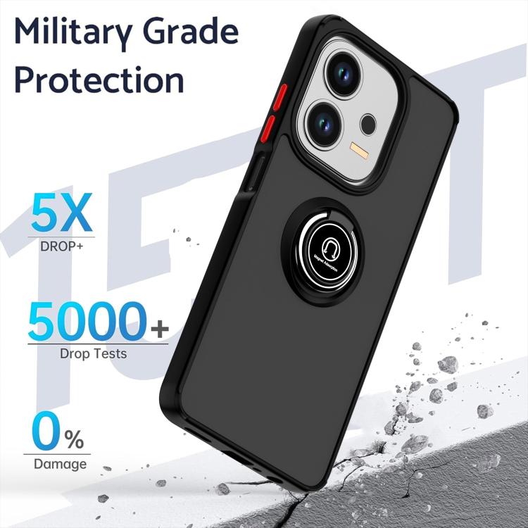For OPPO A5 Pro 5G Global Q Shadow 1 Series TPU + PC Phone Case with Ring