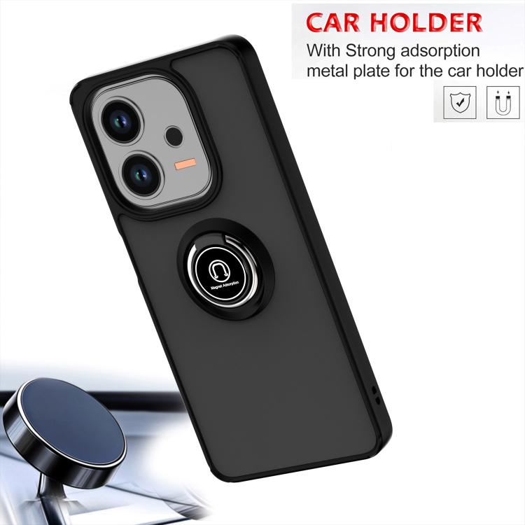 For OPPO A5 Pro 5G Global Q Shadow 1 Series TPU + PC Phone Case with Ring