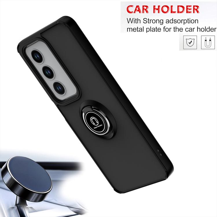 For OPPO A3 Pro 5G / A3 5G / A80 5G Q Shadow 1 Series TPU + PC Phone Case with Ring