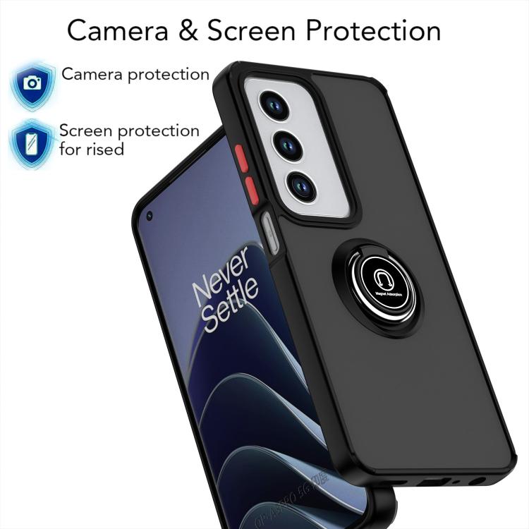 For OPPO A3 Pro 5G / A3 5G / A80 5G Q Shadow 1 Series TPU + PC Phone Case with Ring