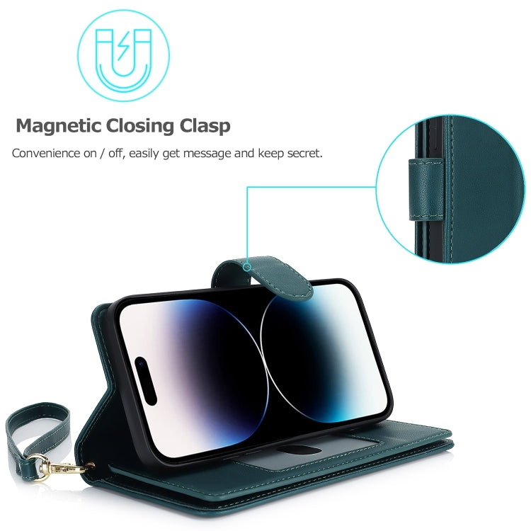 For iPhone 16 Plus Multi-Card Wallet RFID Leather Phone Case