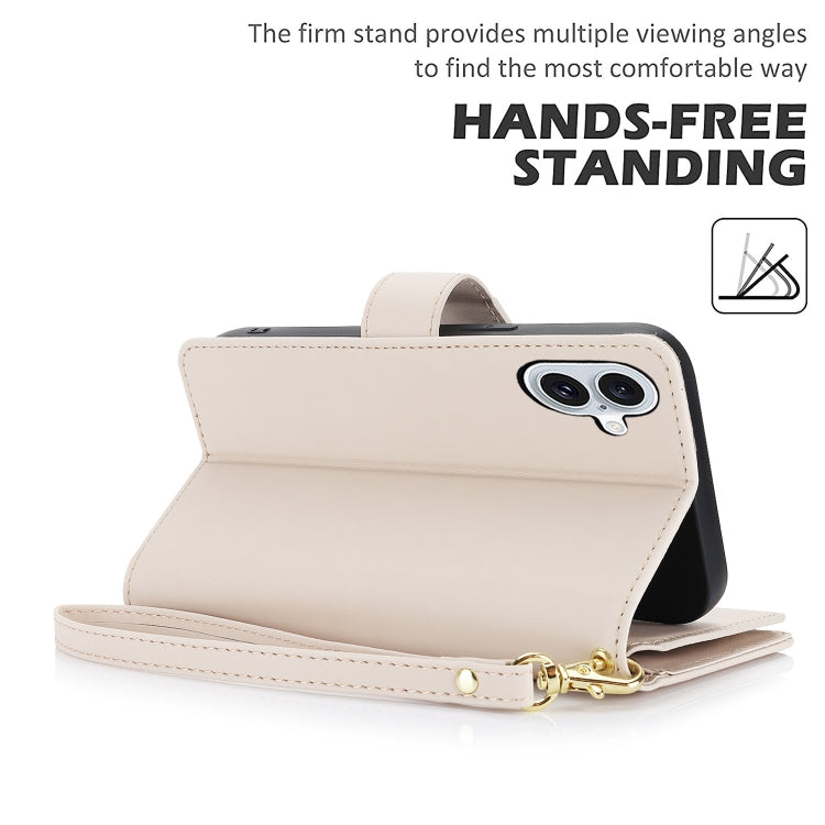 For iPhone 16 Plus Multi-Card Wallet RFID Leather Phone Case