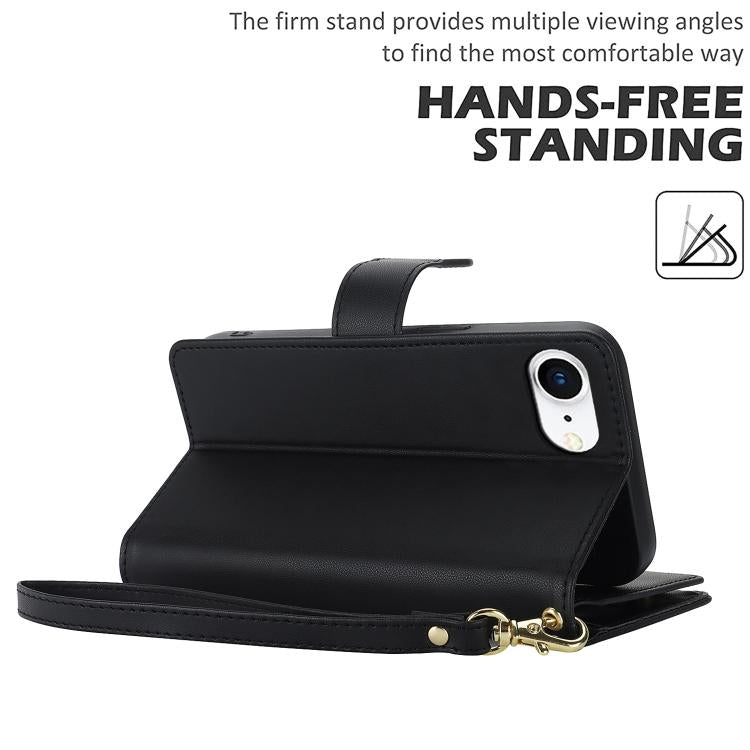 For iPhone 17e / 16e Multi-Card Wallet RFID Leather Phone Case