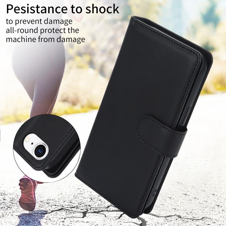 For iPhone 17e / 16e Multi-Card Wallet RFID Leather Phone Case