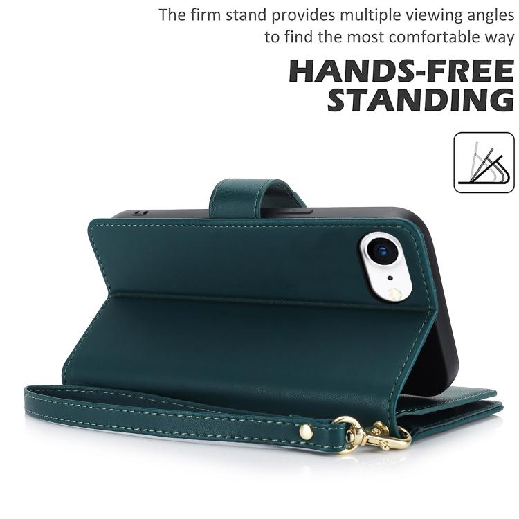 For iPhone 17e / 16e Multi-Card Wallet RFID Leather Phone Case
