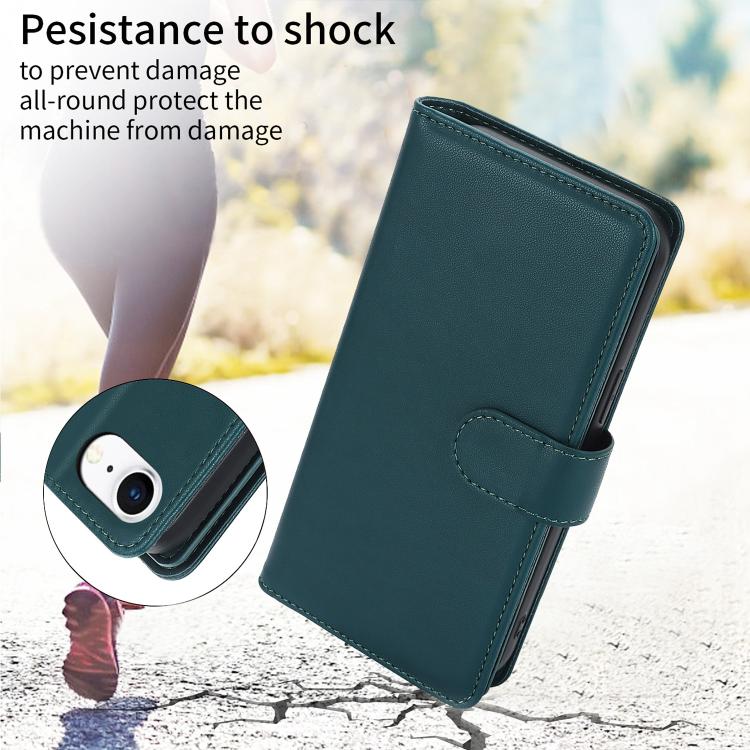 For iPhone 17e / 16e Multi-Card Wallet RFID Leather Phone Case