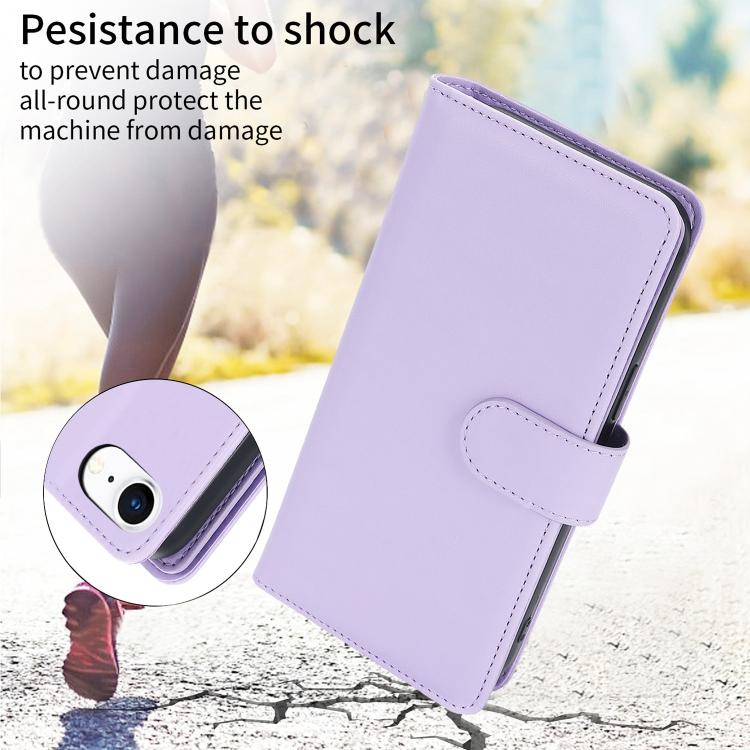 For iPhone 17e / 16e Multi-Card Wallet RFID Leather Phone Case