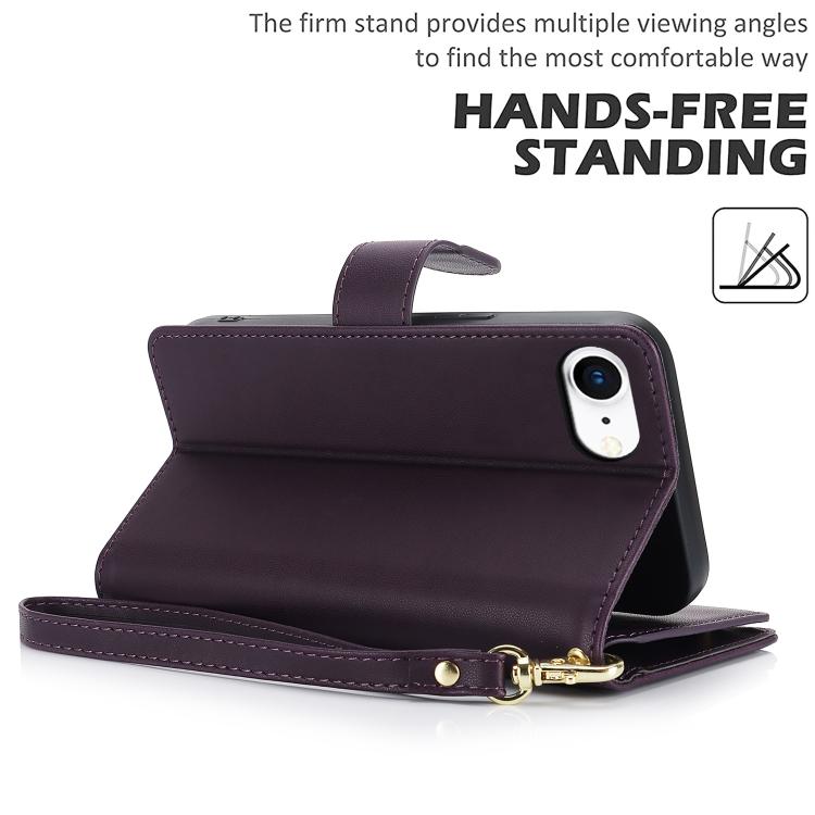 For iPhone 17e / 16e Multi-Card Wallet RFID Leather Phone Case