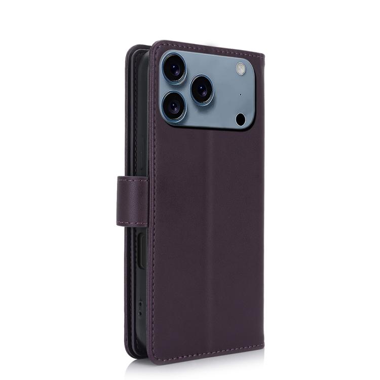 For iPhone 17 Pro Max Multi-Card Wallet RFID Leather Phone Case