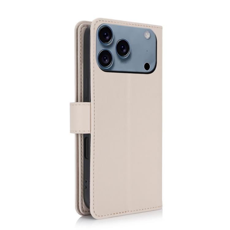 For iPhone 17 Pro Max Multi-Card Wallet RFID Leather Phone Case