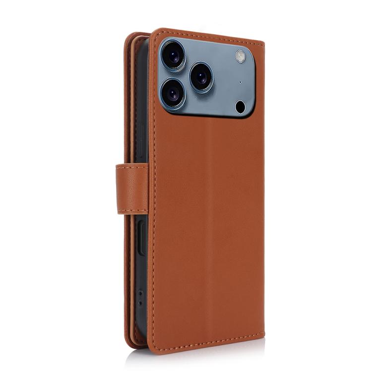 For iPhone 17 Pro Max Multi-Card Wallet RFID Leather Phone Case