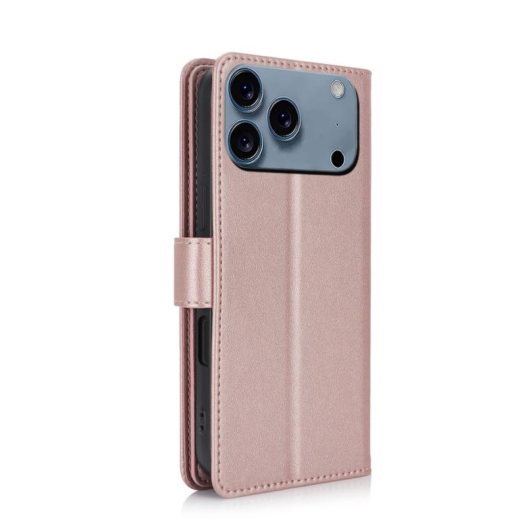 For iPhone 17 Pro Multi-Card Wallet RFID Leather Phone Case