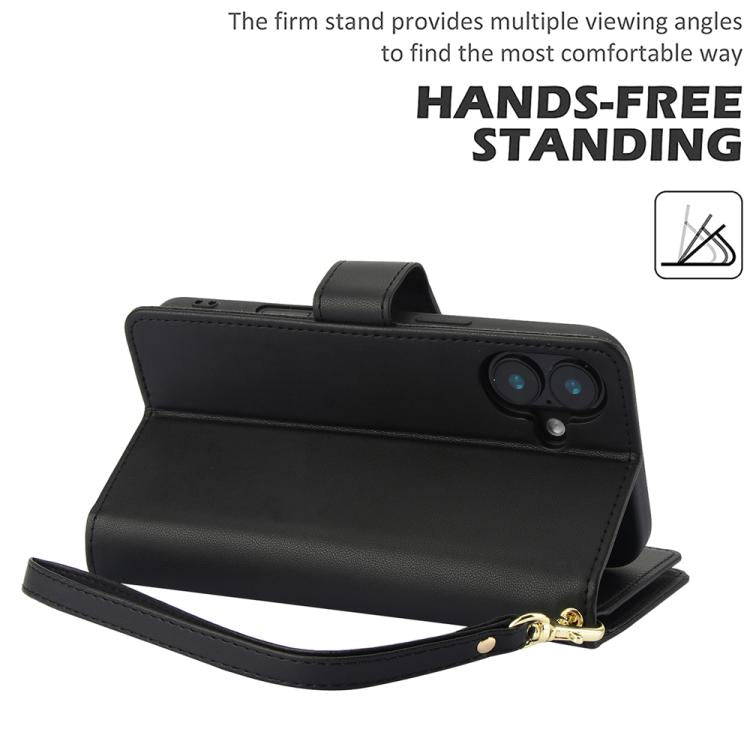 For iPhone 17 Multi-Card Wallet RFID Leather Phone Case