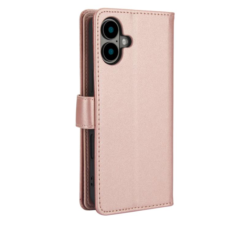 For iPhone 17 Multi-Card Wallet RFID Leather Phone Case