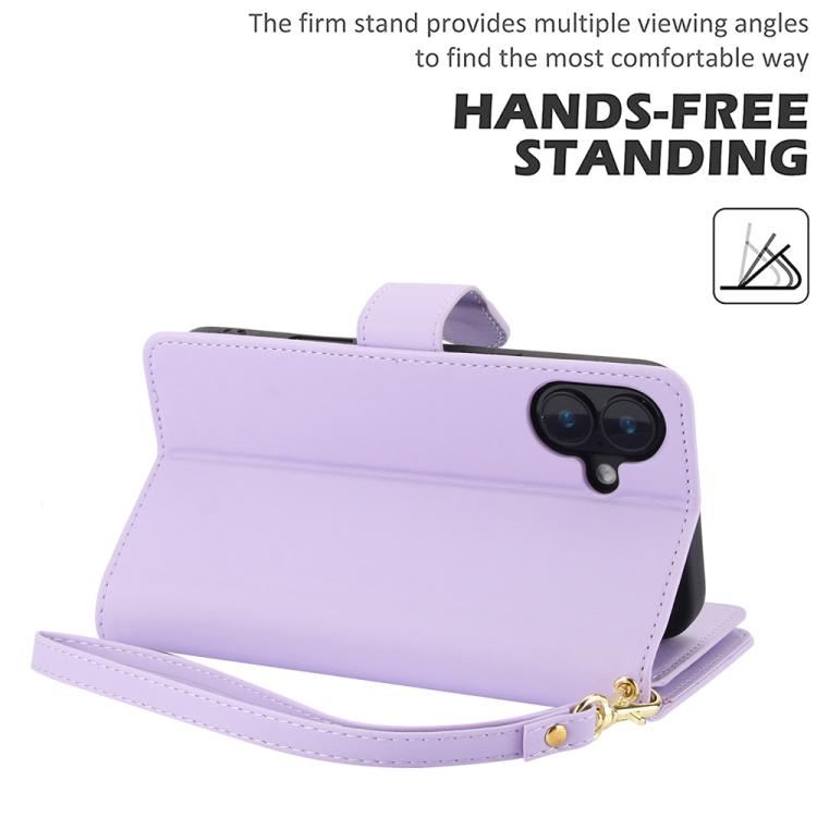 For iPhone 17 Multi-Card Wallet RFID Leather Phone Case