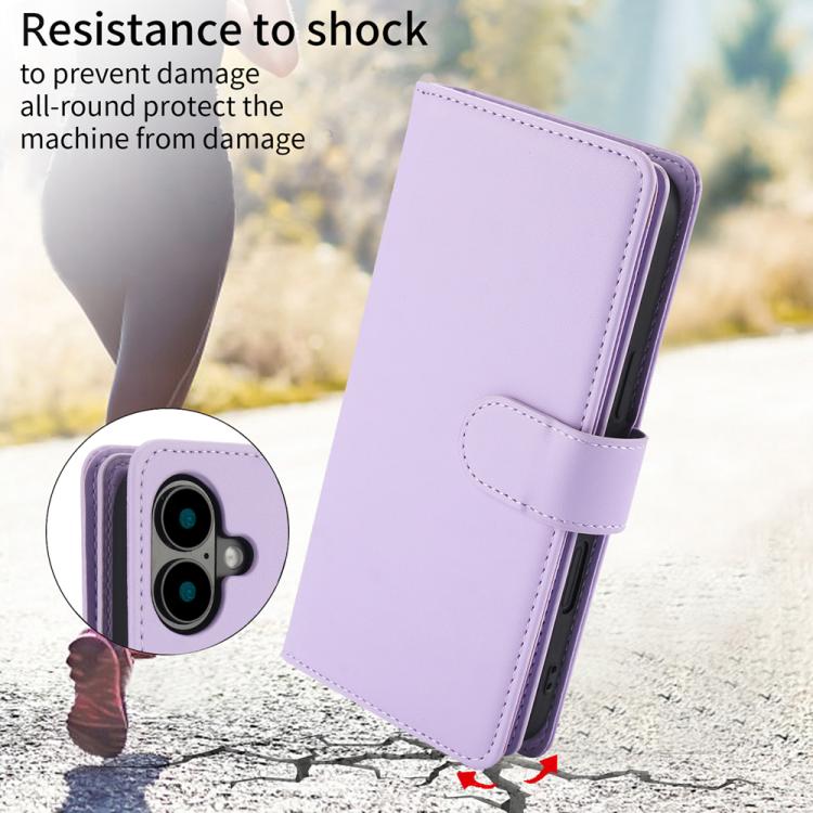 For iPhone 17 Multi-Card Wallet RFID Leather Phone Case