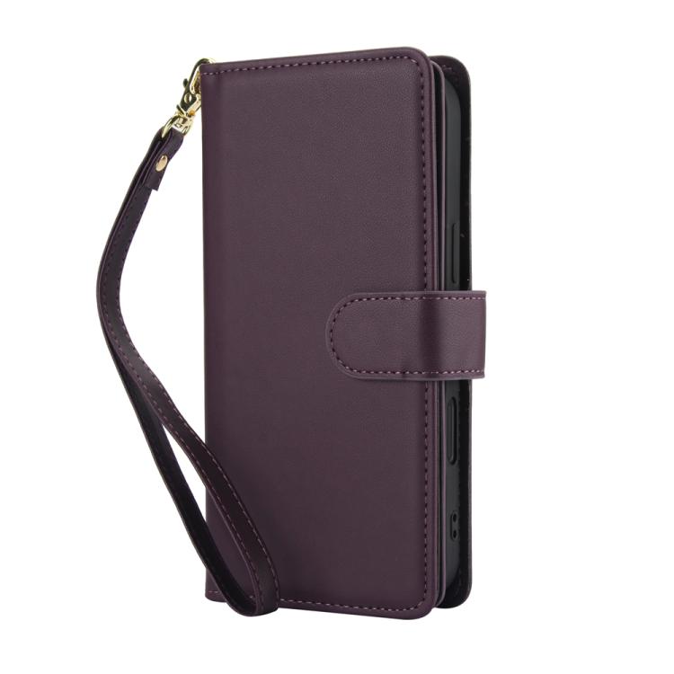 For iPhone 17 Multi-Card Wallet RFID Leather Phone Case