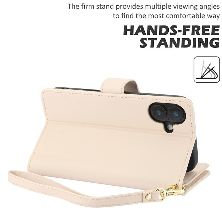 For iPhone 17 Multi-Card Wallet RFID Leather Phone Case