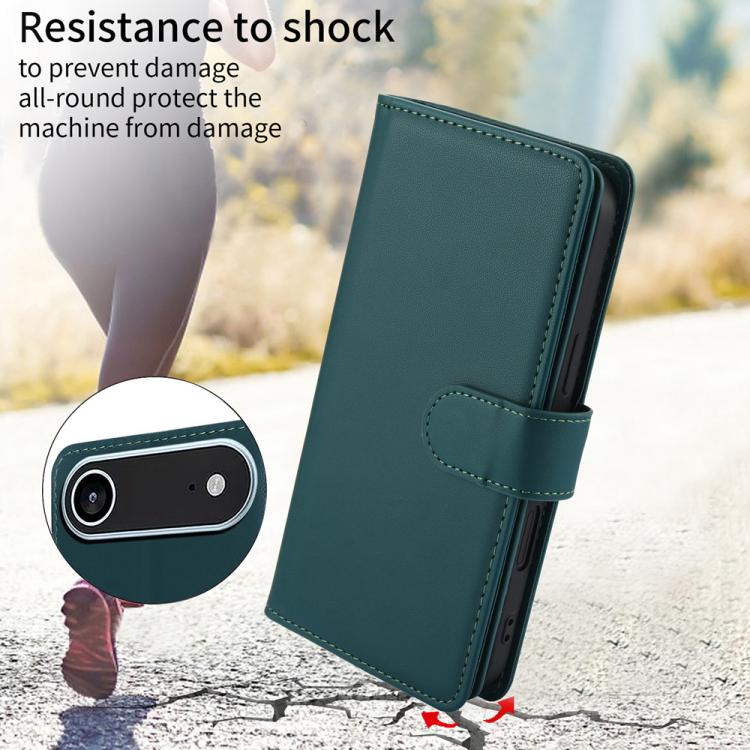 For iPhone Air Multi-Card Wallet RFID Leather Phone Case
