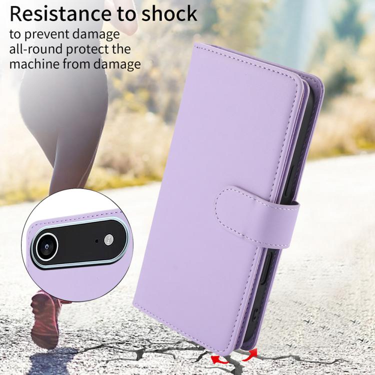 For iPhone Air Multi-Card Wallet RFID Leather Phone Case