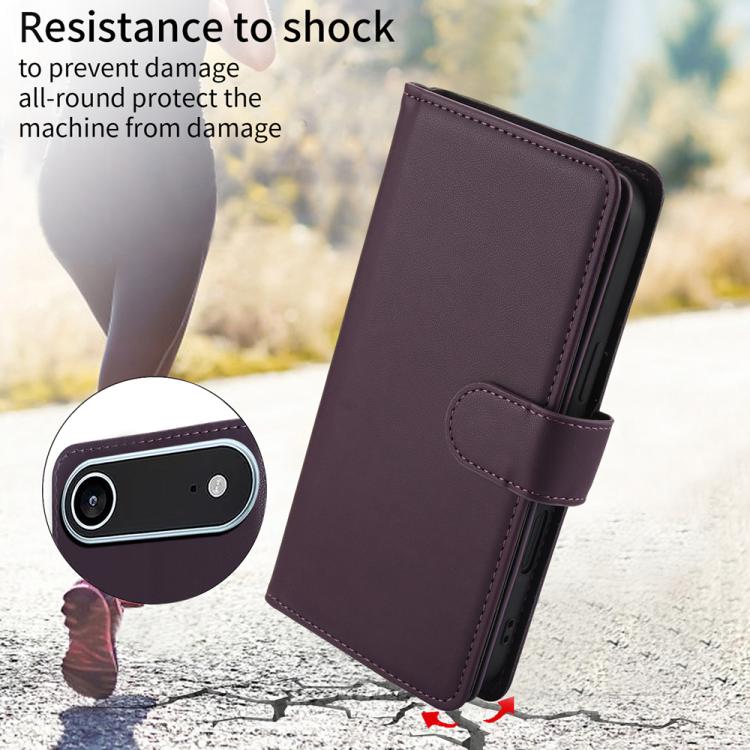 For iPhone Air Multi-Card Wallet RFID Leather Phone Case