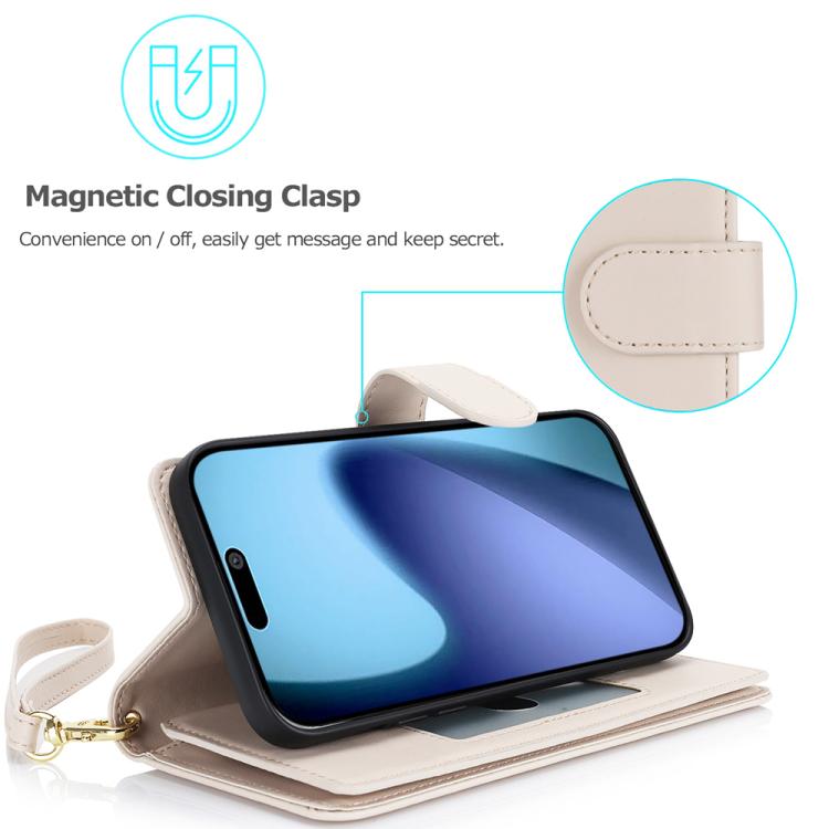 For iPhone Air Multi-Card Wallet RFID Leather Phone Case