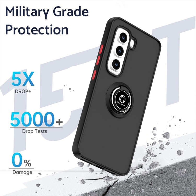 For Infinix Hot 50 Pro 4G Q Shadow 1 Series TPU + PC Phone Case with Ring