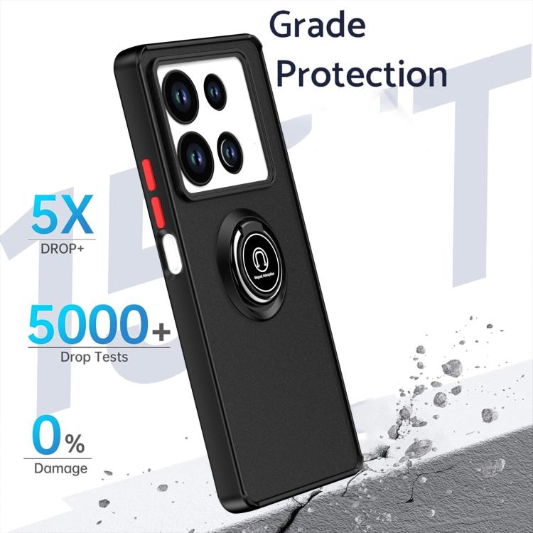 For Infinix Note 40 4G Q Shadow 1 Series TPU + PC Phone Case with Ring