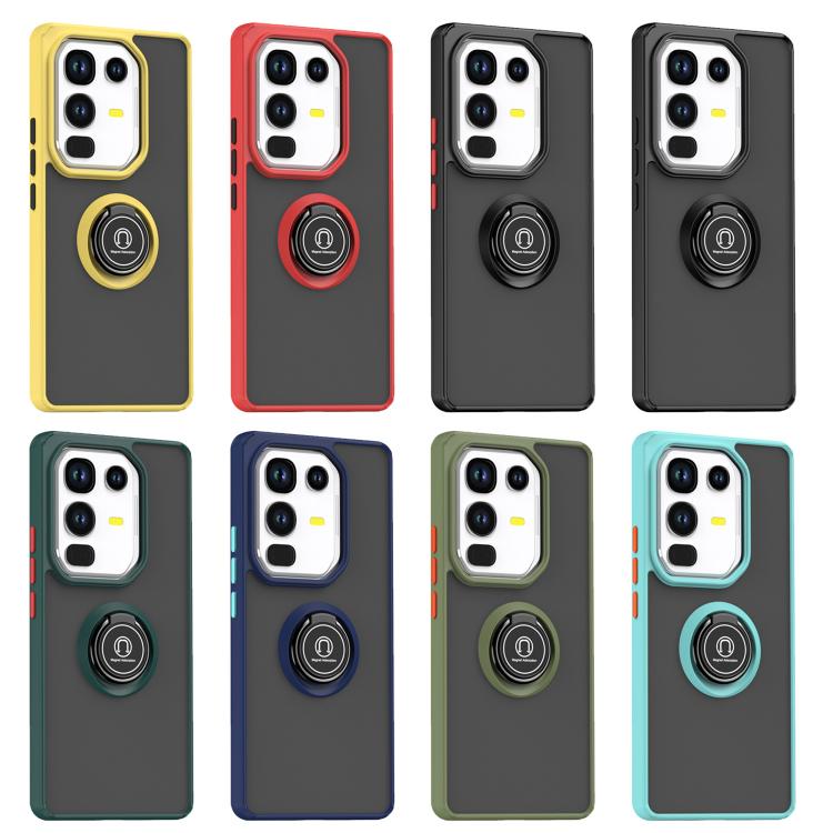 For Infinix Note 50 Pro 4G Q Shadow 1 Series TPU + PC Phone Case with Ring