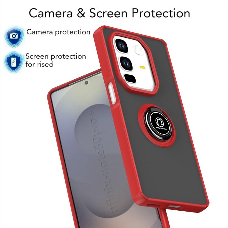 For Infinix Note 50 Pro+ Q Shadow 1 Series TPU + PC Phone Case with Ring