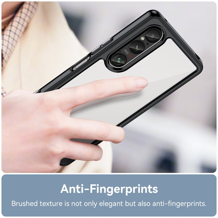 For Sony Xperia 1 VI Colorful Series Acrylic Hybrid TPU Phone Case