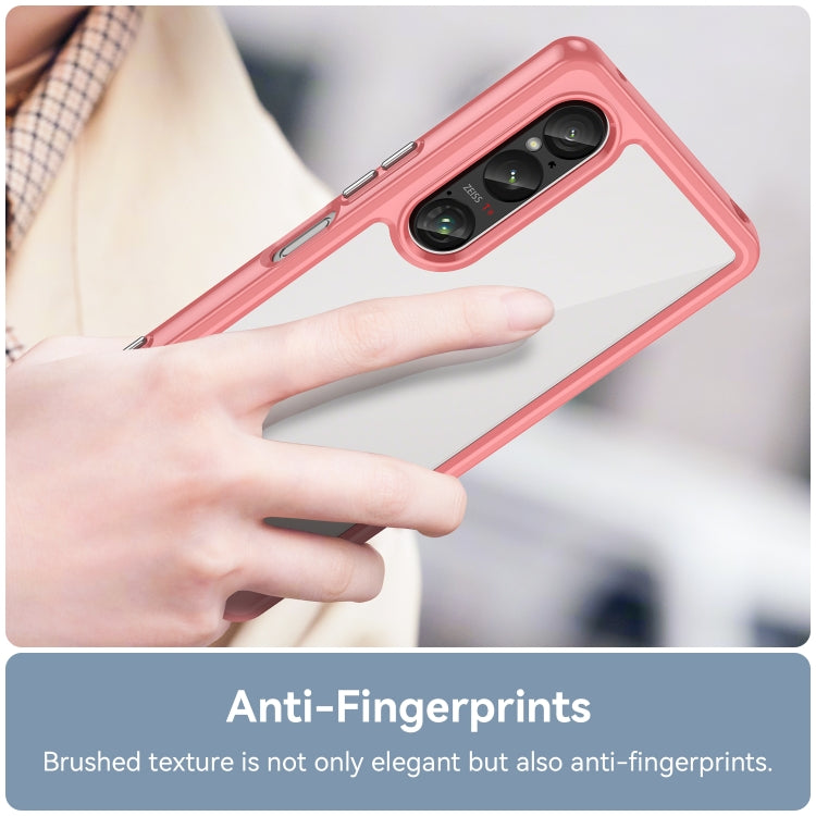 For Sony Xperia 1 VI Colorful Series Acrylic Hybrid TPU Phone Case