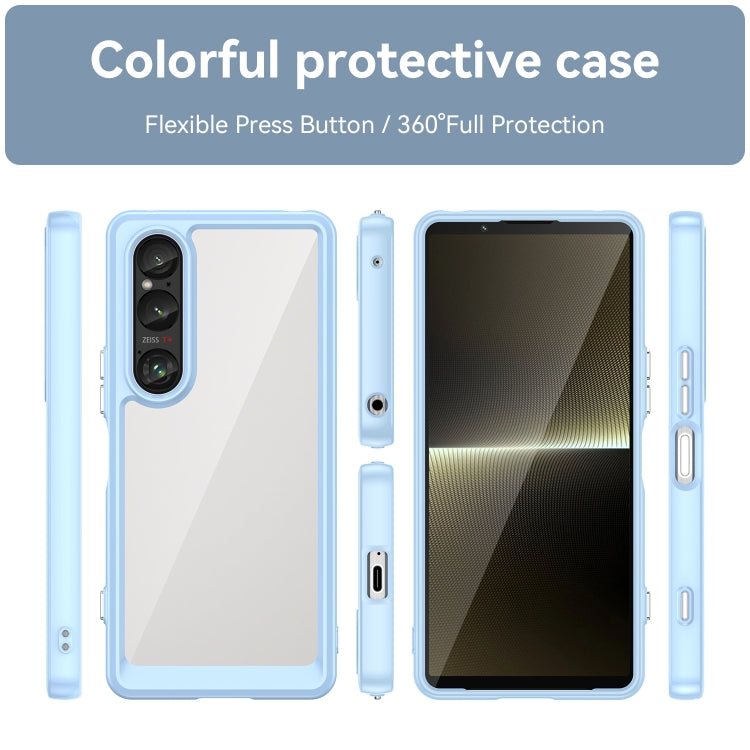 For Sony Xperia 1 VI Colorful Series Acrylic Hybrid TPU Phone Case